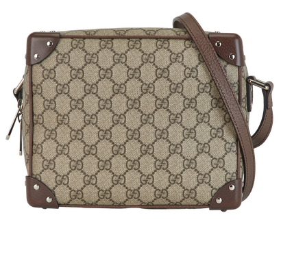 GG Supreme Shoulder Bag, £850, Handbags, Beige, Canvas, Front view